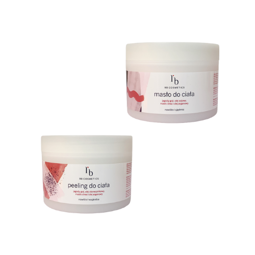 RB Cosmetics Masło i peeling do ciała Zestaw Dzień Matki