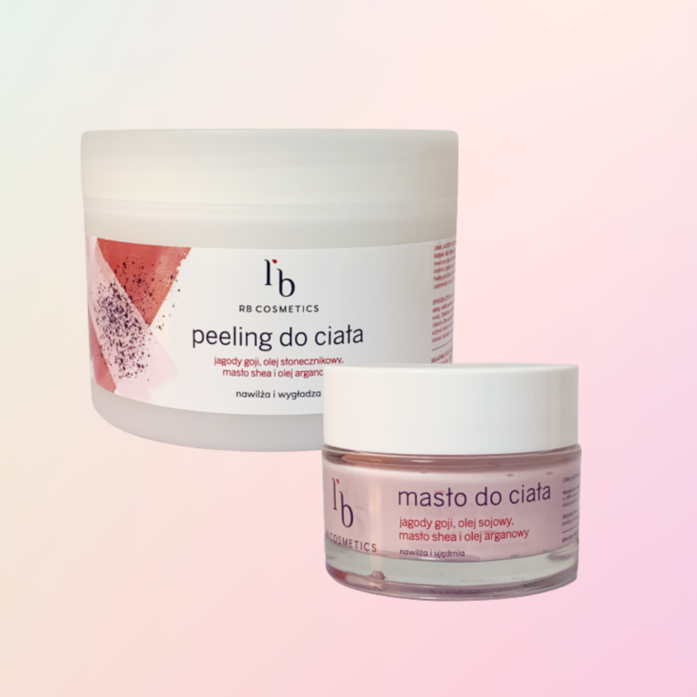 RB Cosmetics PEELING do Ciała i małe masło do ciała